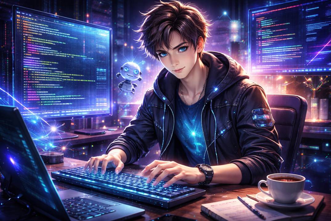 AI coding output example